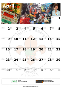 Kalender April