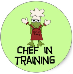 Chef in training
